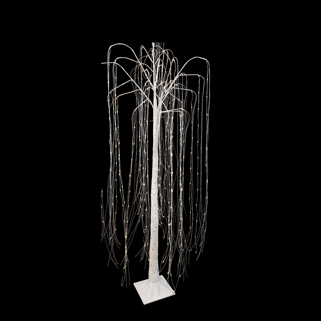 6' Weeping Birch Pre-Lit Tree