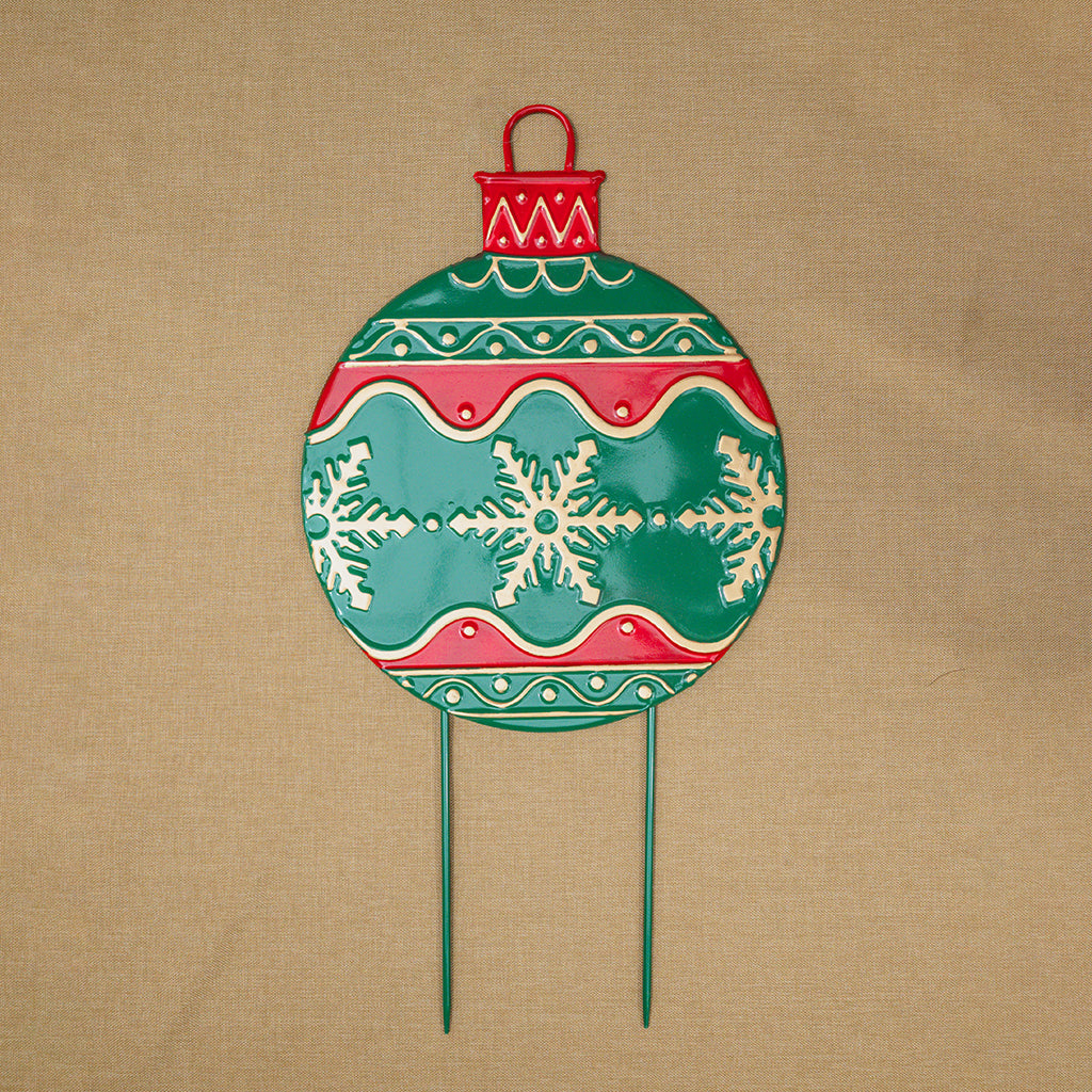 Christmas Ornament Metal Stake