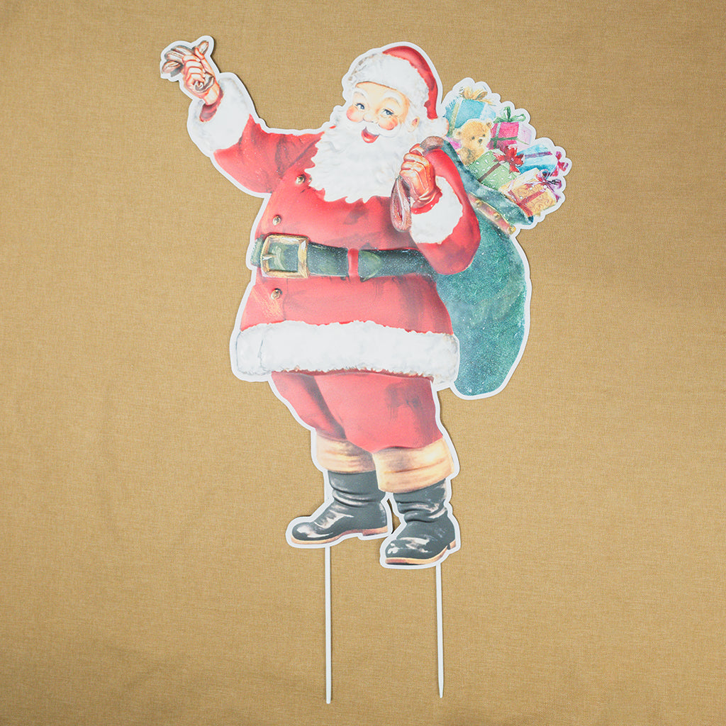 Santa Claus Outdoor Stake