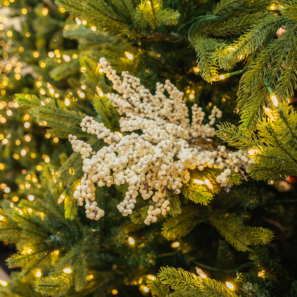 White Berry Spray 29"