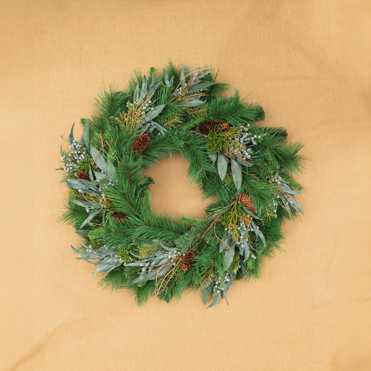 30" Mixed Pine Wreath