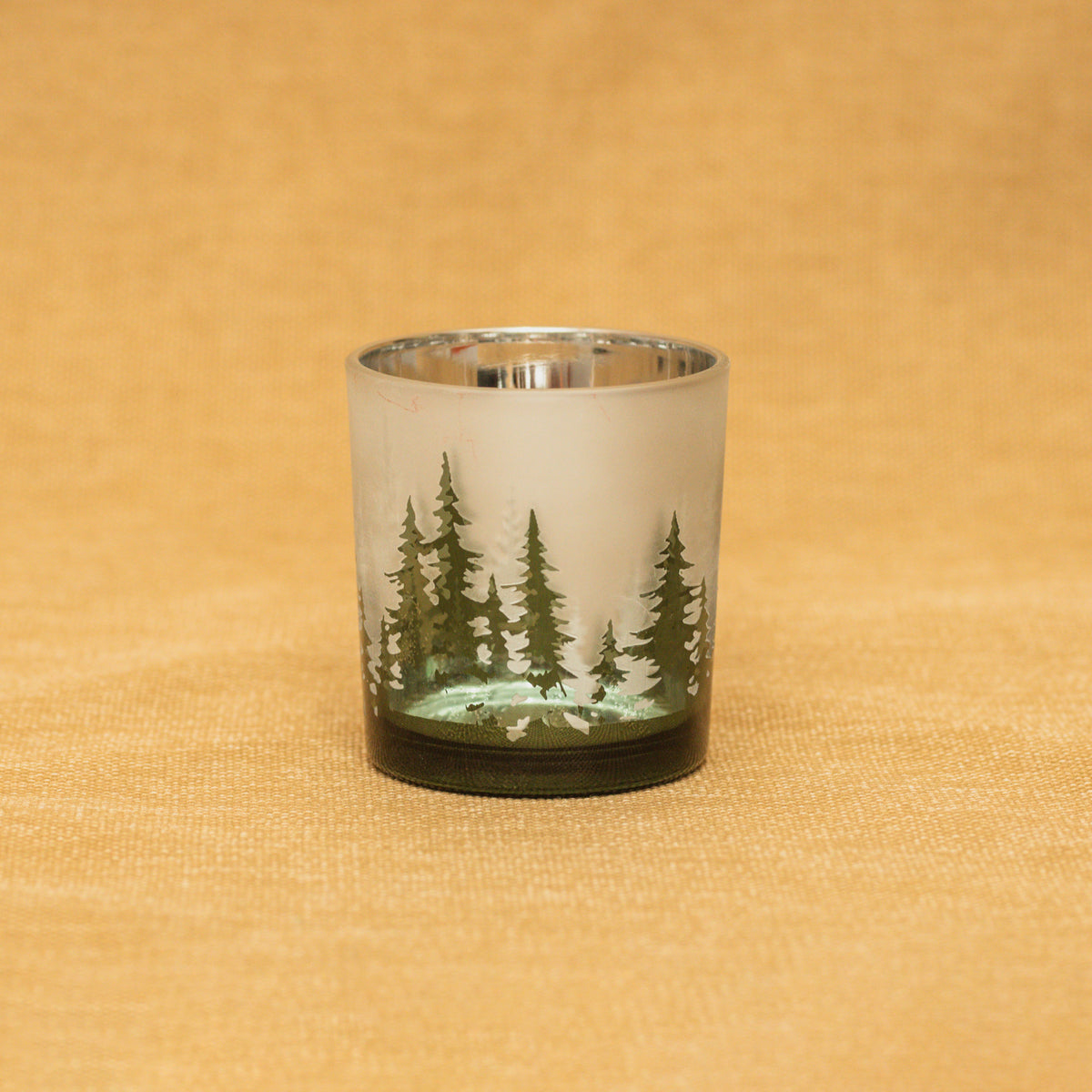Frosted Forest Tealight Holder