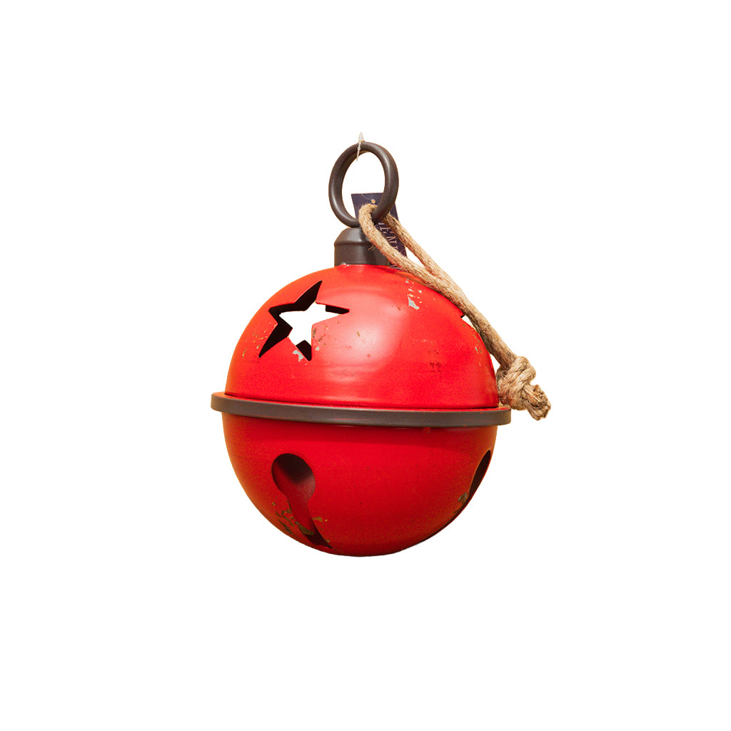 Red Metal Bell Ornament