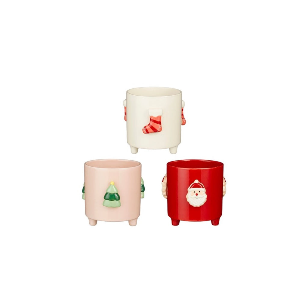 Christmas Pots Assorted