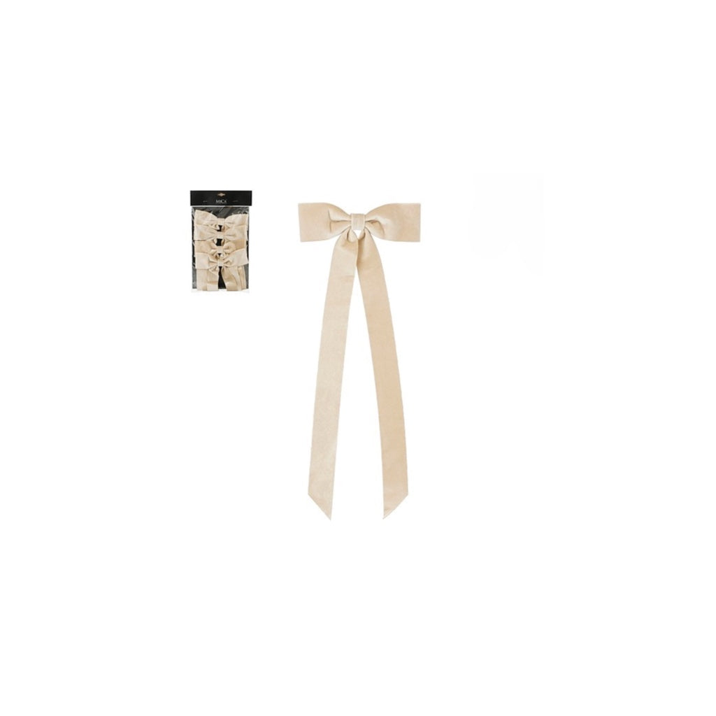 Cream Bow 4 piece