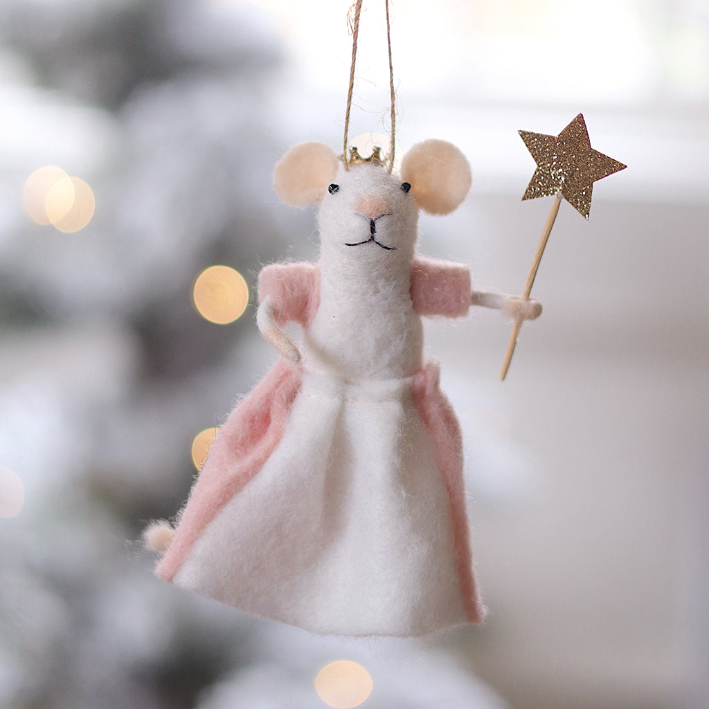 Glinda The Good Mouse Holiday Ornament