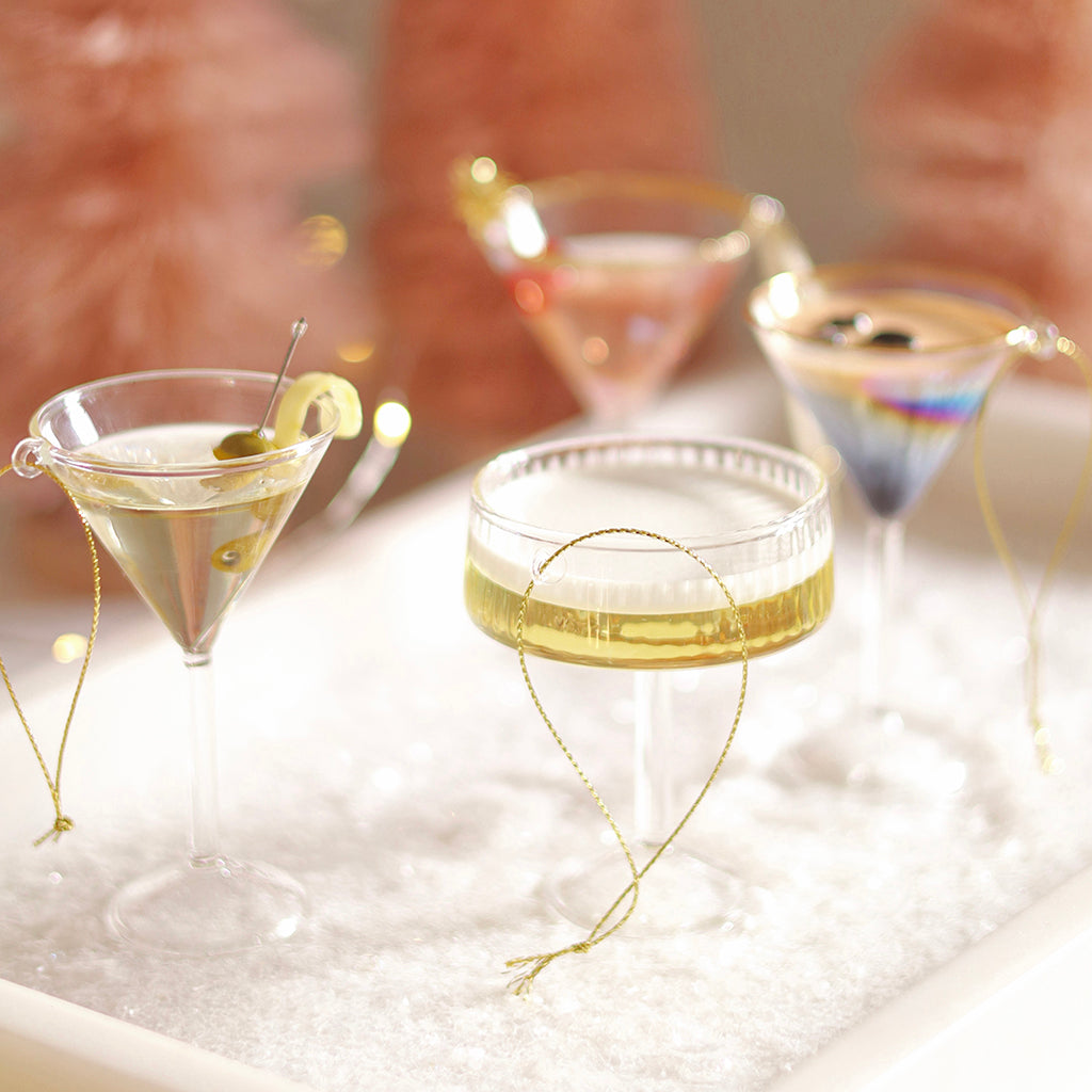 Champagne Coupe Holiday Ornament