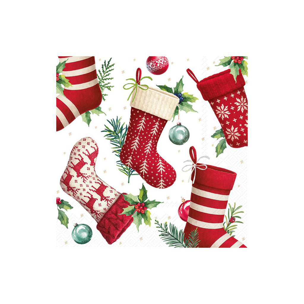 Christmas Stockings Lunch Napkin