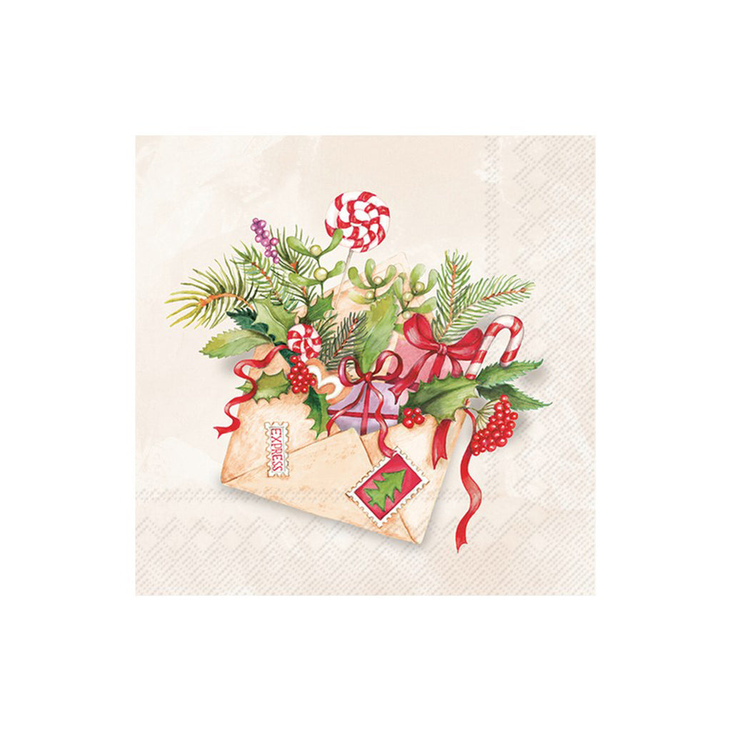 Christmas Letter Lunch Napkin