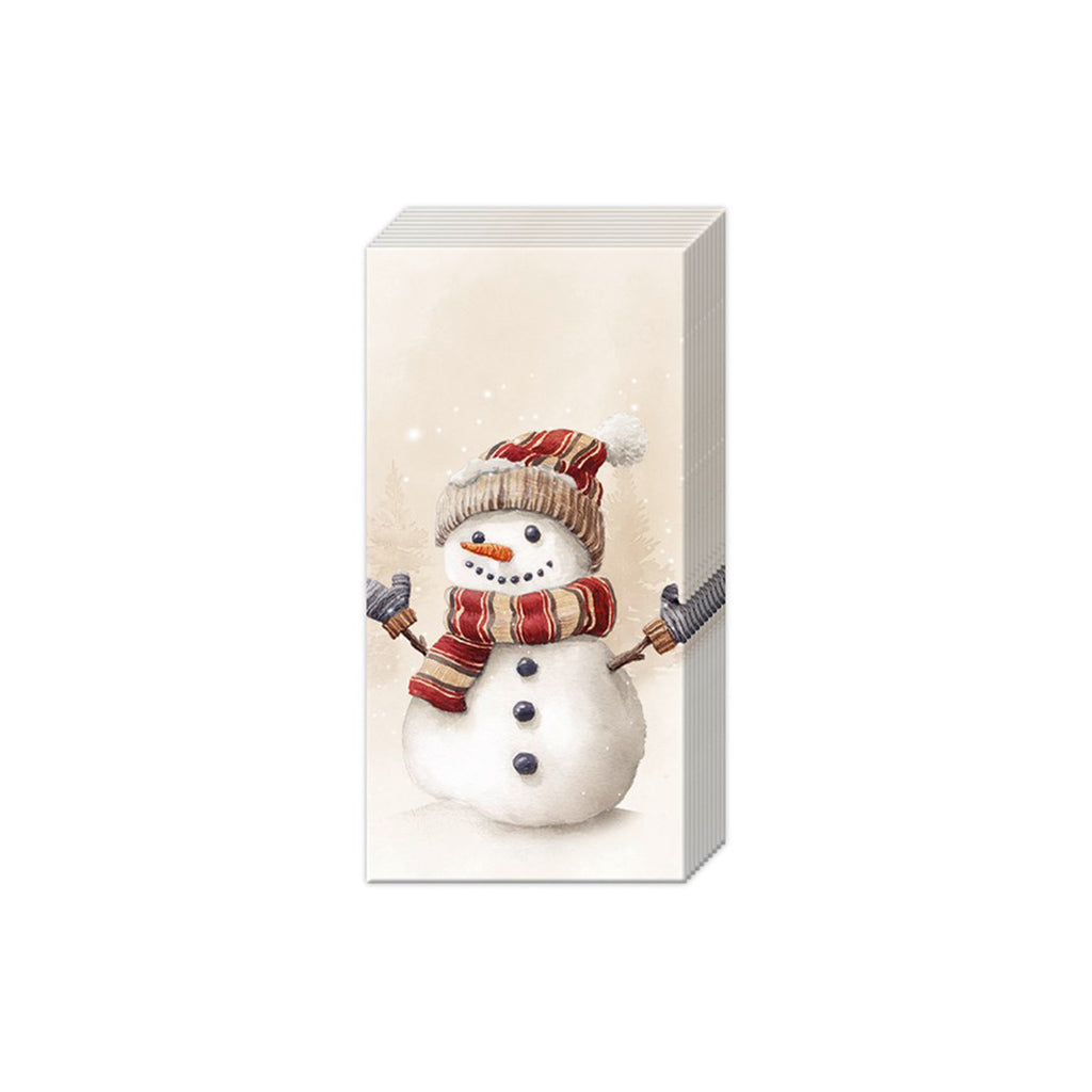 Oscar the Snowman Pocket Tissue