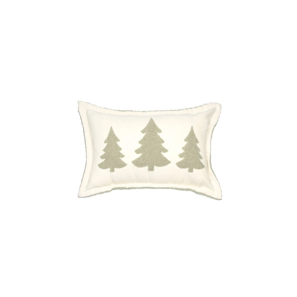Frosted Tree Cushion 12x20"