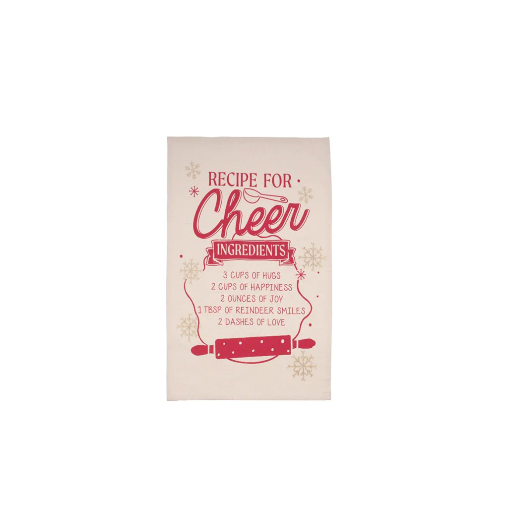 Recipe For Cheer Single Kitchen Towel Natural