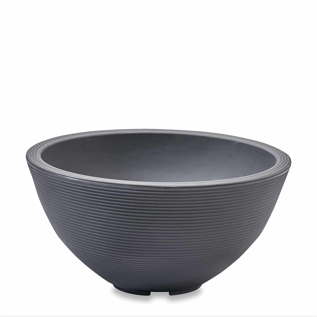 Delano Bowl Planter Caviar Black