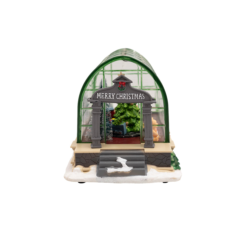 LED Christmas Greenhouse with Music