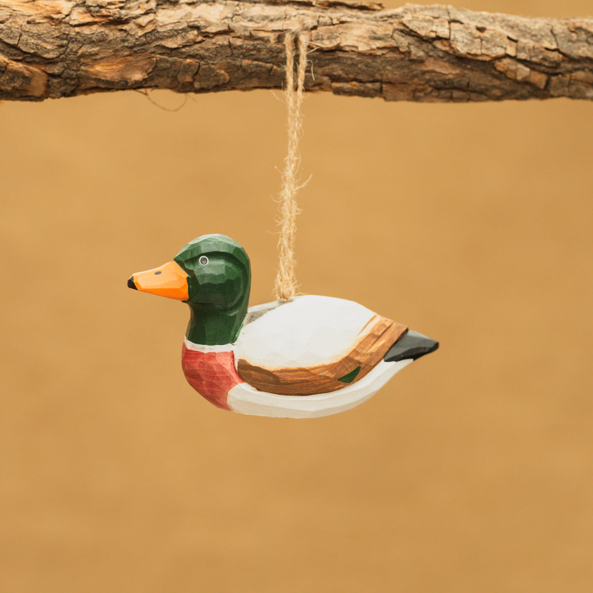 Mallard Duck Wood Ornament