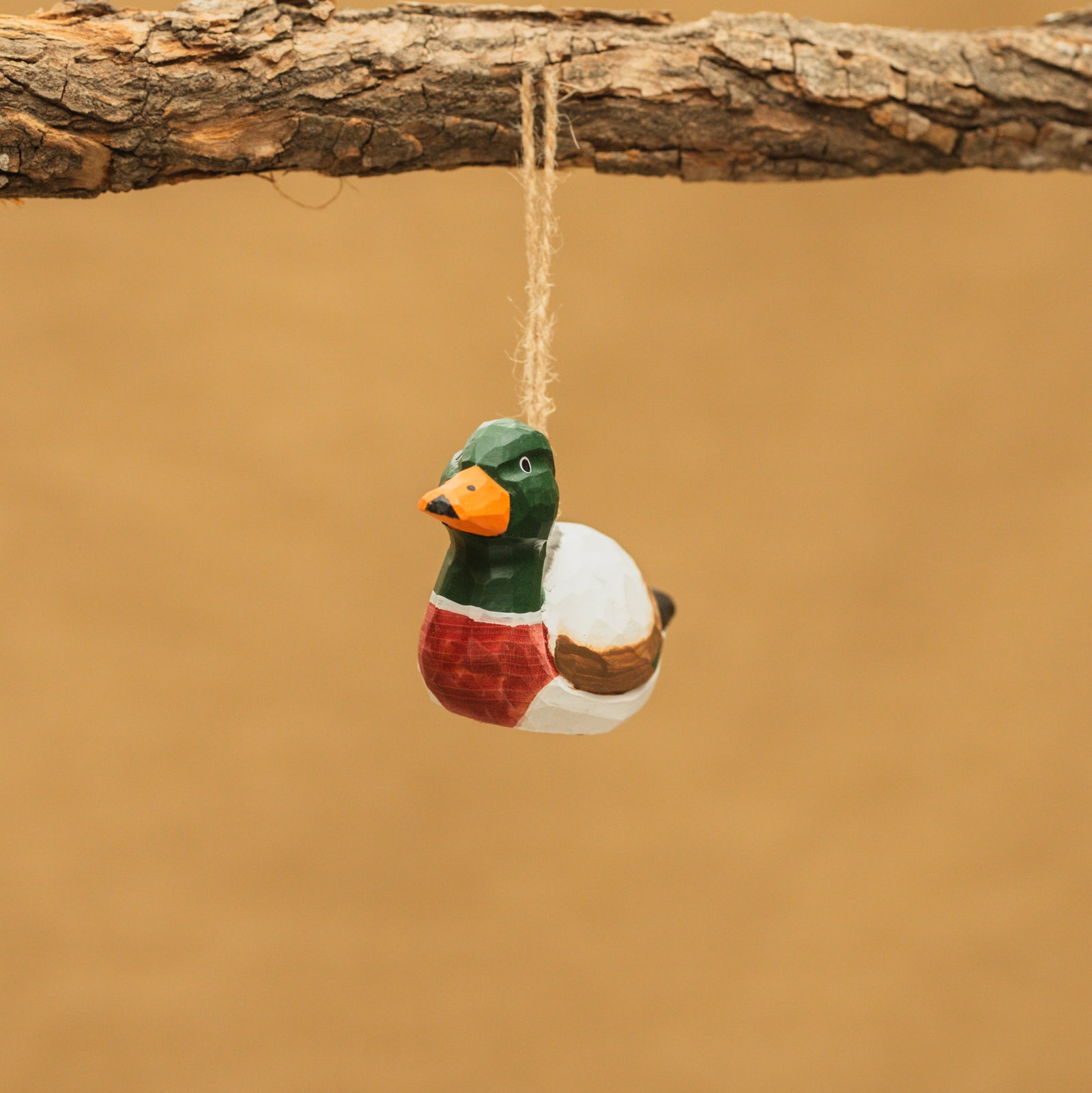 Mallard Duck Wood Ornament
