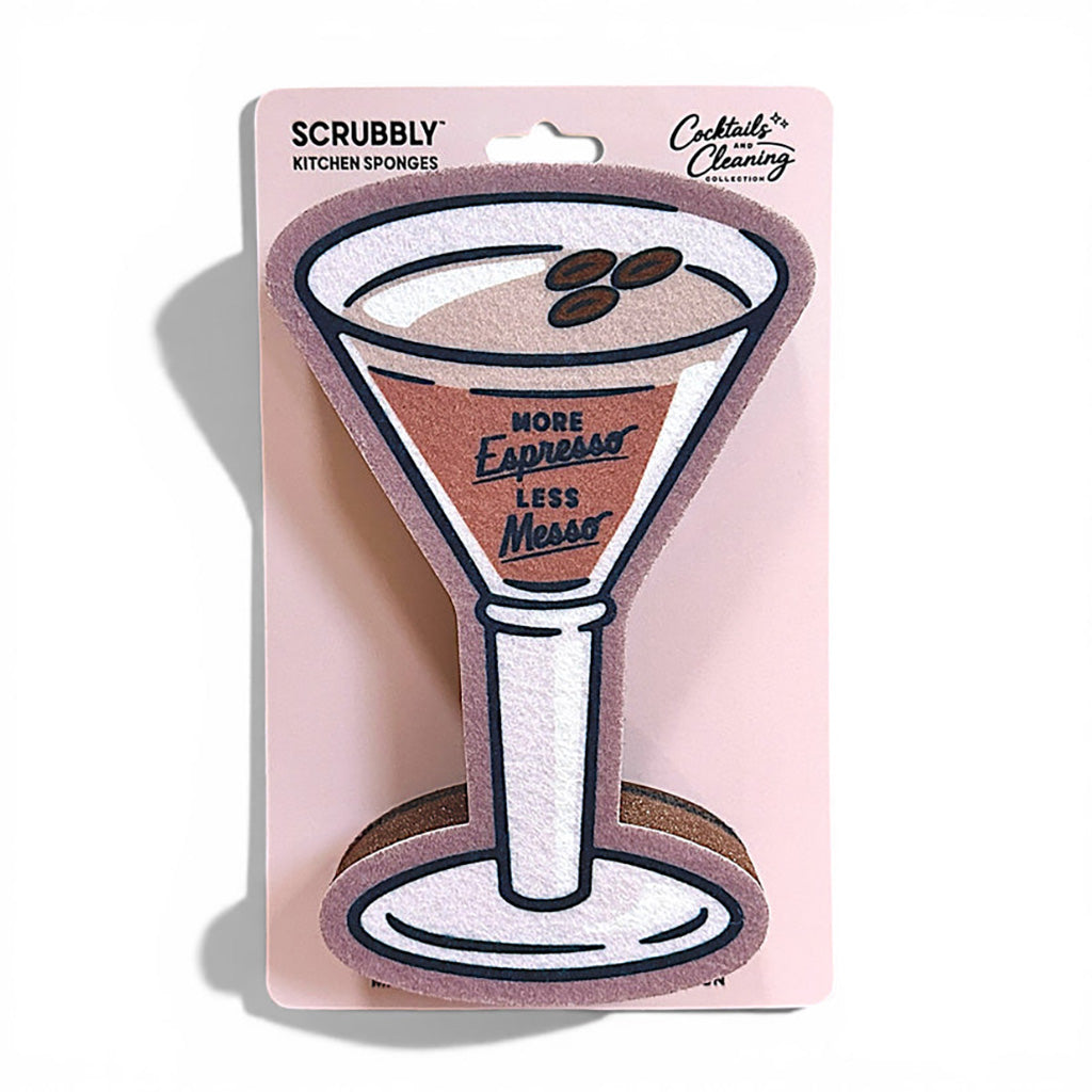 Scrubbly Kitchen Sponge Espresso