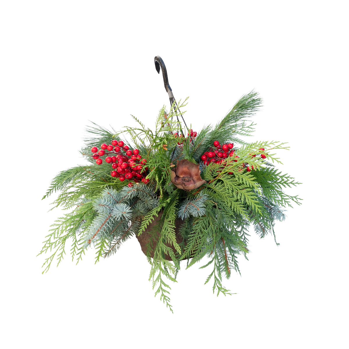 Urn Arrangement - Berry Bright Basket Design 12"