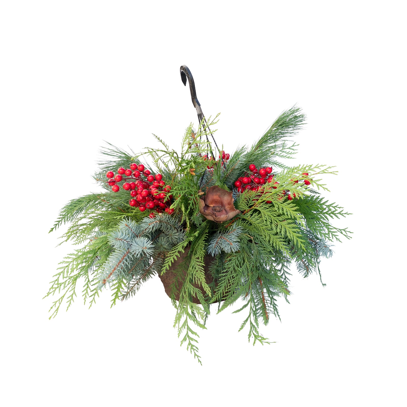 Urn Arrangement - Berry Bright Basket Design 12"