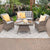 The Lillhagen Deepseating four-piece set offers an elegant and tasteful outdoor seating solution that will bring luxury and style to any patio, deck, or outdoor living space. Crafted with a durable aluminum frame and finished with a driftwood-colored resin wicker, this set includes one loveseat, two club chairs, and a coffee table, all topped with luxurious light brown cushions. An exclusive addition to any outdoor decor.