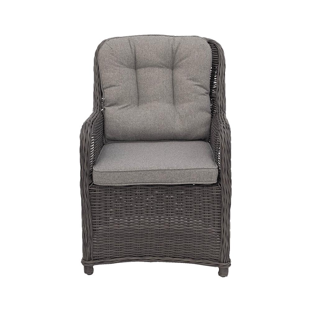 Hastings 7 Piece Dining Set Closed Weave - Driftwood/Linen