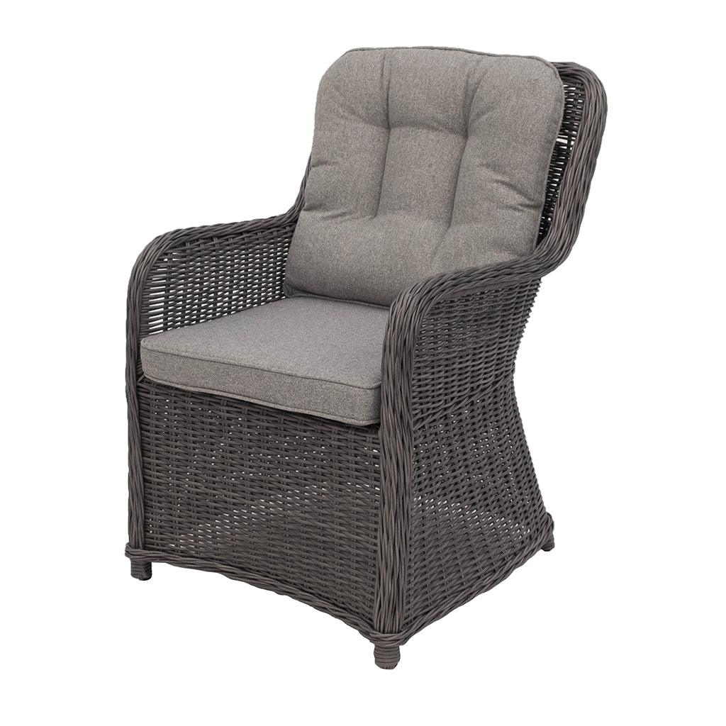 Hastings 7 Piece Dining Set Closed Weave - Driftwood/Linen