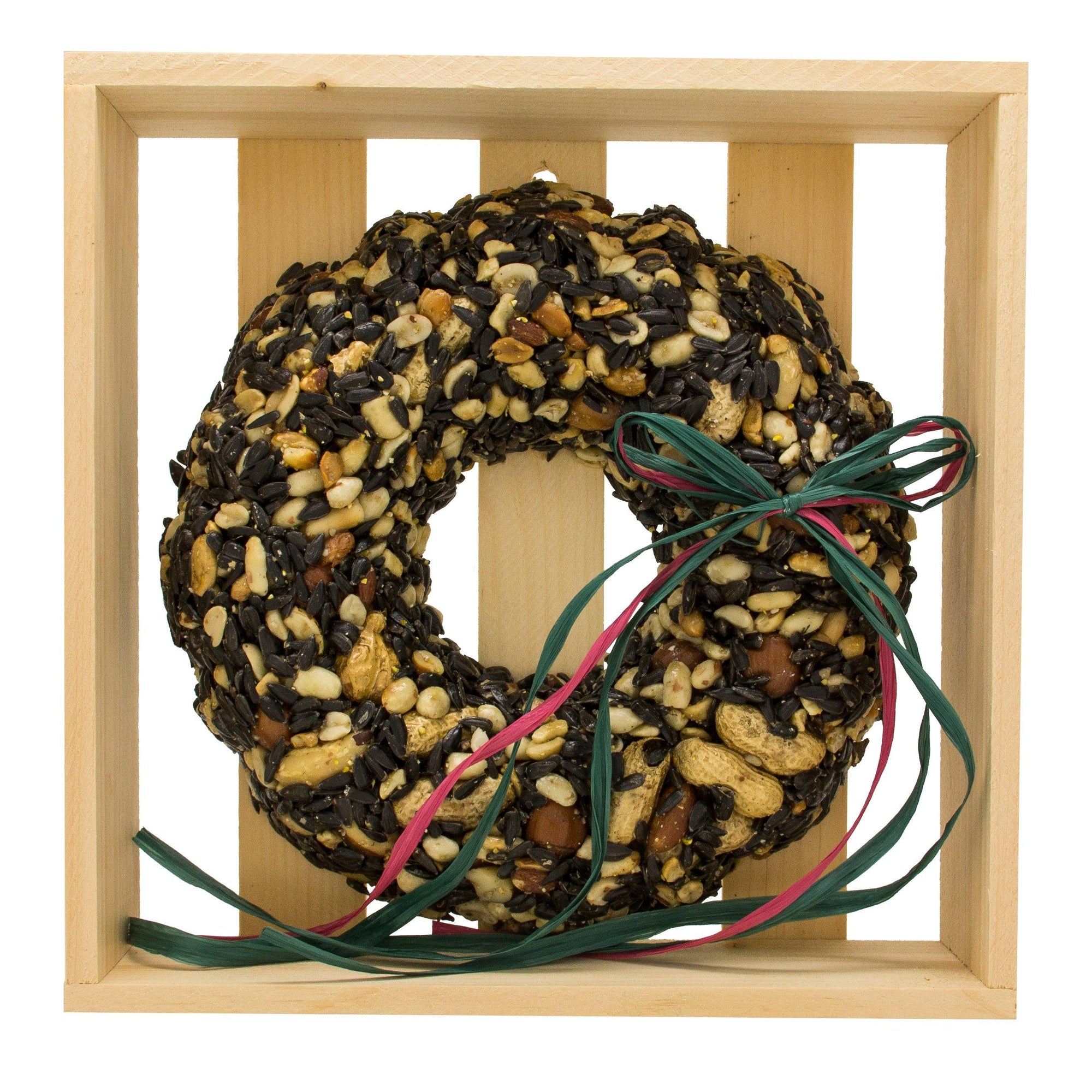 Xmas Nut Wreath In Crate