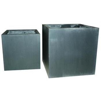 Cube Planter 23" Black