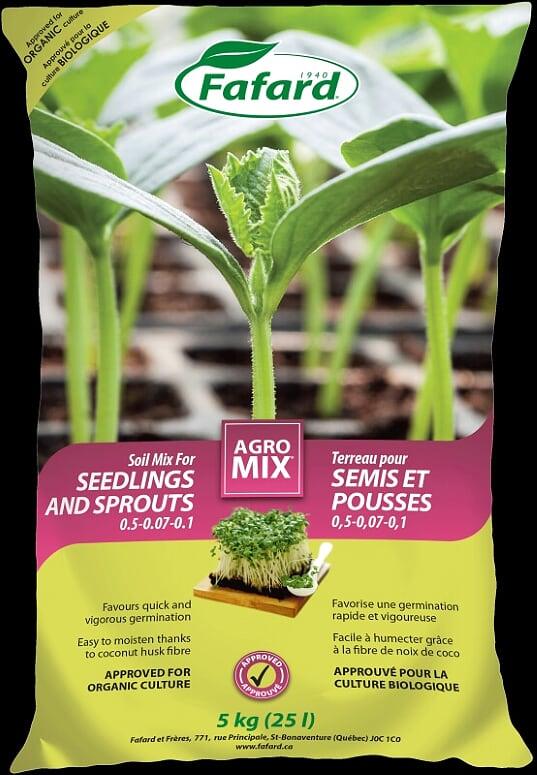 Fafard Agro Mix for Seedling &amp; Sprouts 25L
