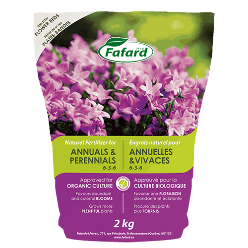 Fafard® Natural Fertilizer For Annuals & Perennials 6-3-6 2kg