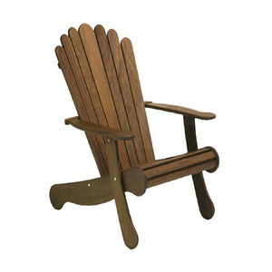 Taking a unique and elegant approach to the classic Muskoka chair, the IPE Adirondack Chair is a stunning addition to any outdoor living space. With deep chocolate brown colours, this comfortable addition measures 37in L x 31in W x 35in H. 