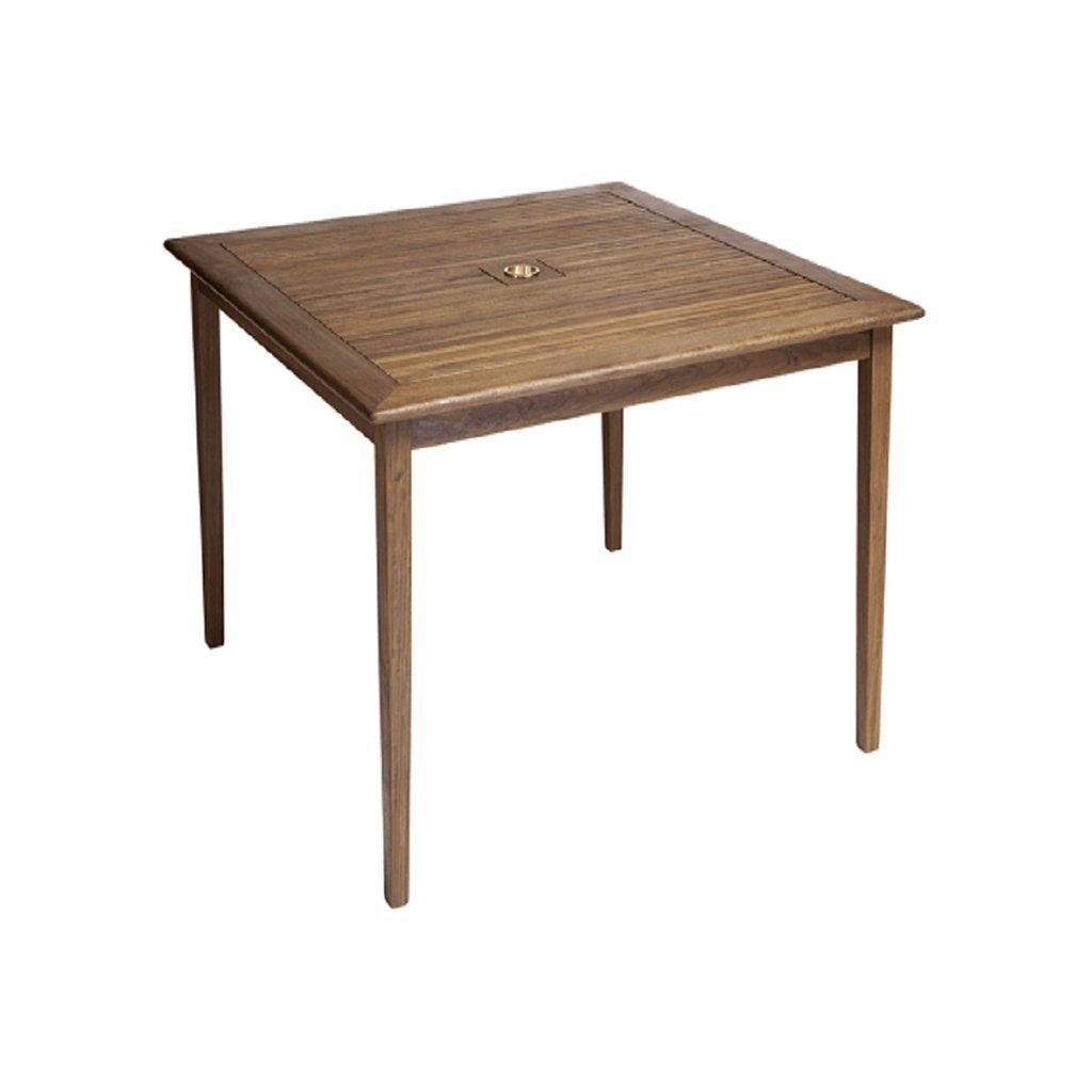 Add contemporary flair to your outdoor dining with the Opal Collection forty-one-inch Square Dining Table. Seating up to four people, this dining table provides carefully crafted serving space for dining with family and friends in a modern setting. Measures 41in x 41in x 29in. 