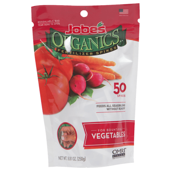 Jobe&#39;s® Organic Vegetable Spikes 250g 50 Pack