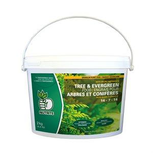 Nutrite® Tree & Evergreen Food 14-7-14 2kg Pail