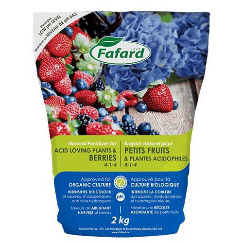 Fafard® Natural Fertilizer For Acid Loving Plants &amp; Berries 4-1-4  2kg