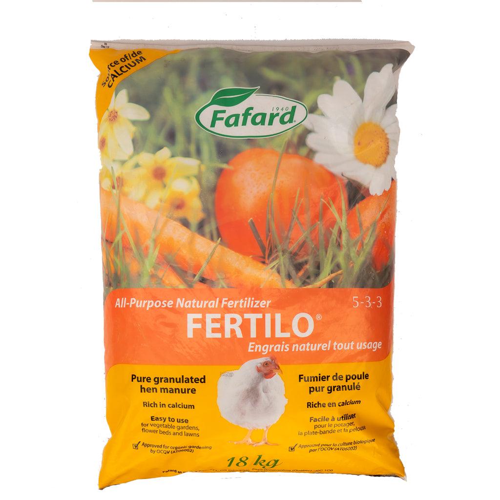 Fafard® Fertilo® All Purpose Natural Fertilizer 5-3-3 18kg
