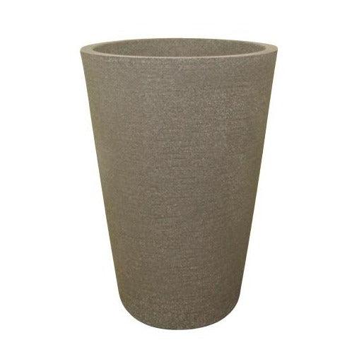 European Conic Pot 56x33cm Stone