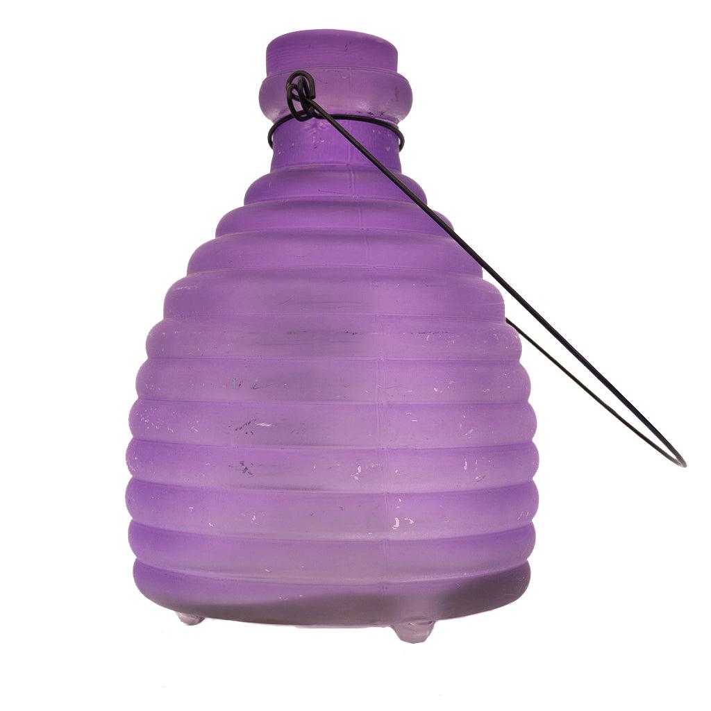 Wasp Catcher Frosted Purple Glass