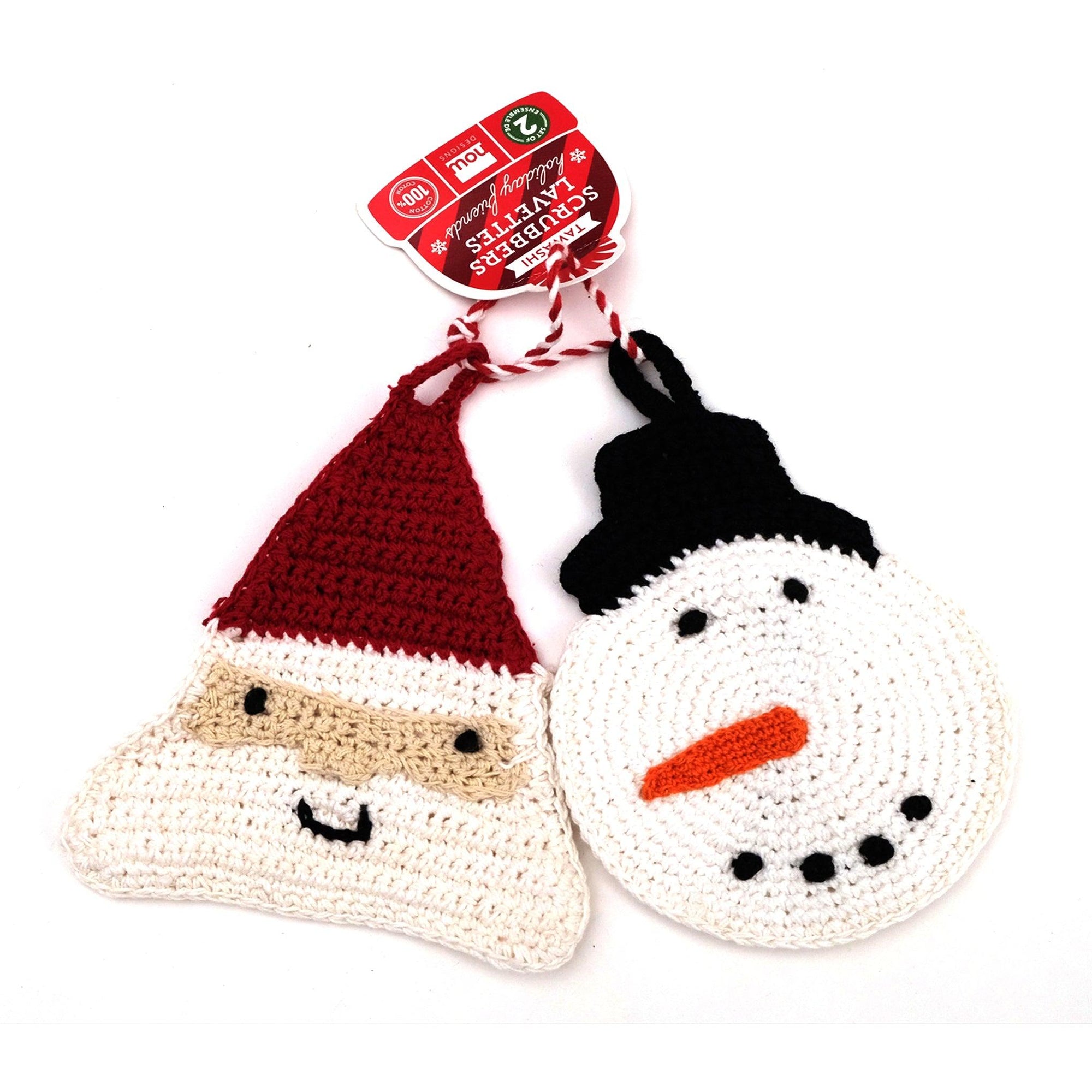 Snowman - St. Nick Tawashi Dish Cloth Set