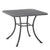 36 " Square Mesh Dining Table Gray