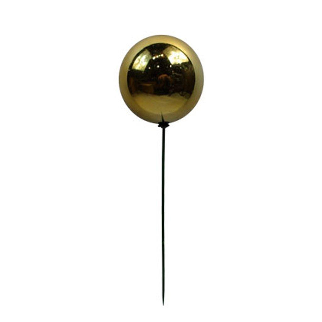 Ball With Stick 100mm shiny gold