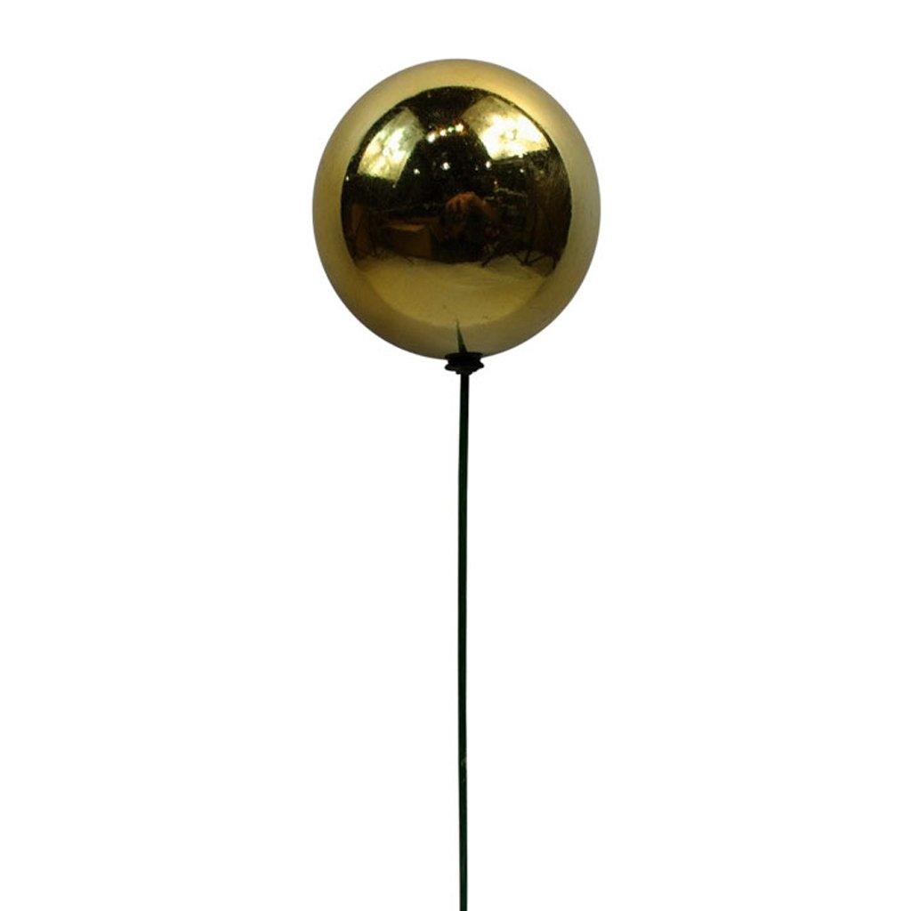 Ball With Stick 150mm shiny gold