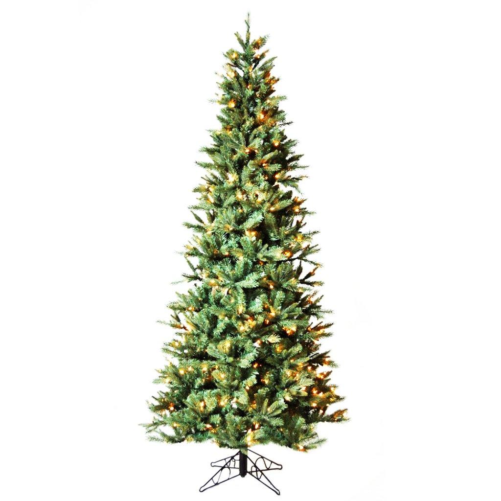 Pencil Tree 6.5&#39; x 36&quot; Staylit Clear Lights &amp; Easy Pole