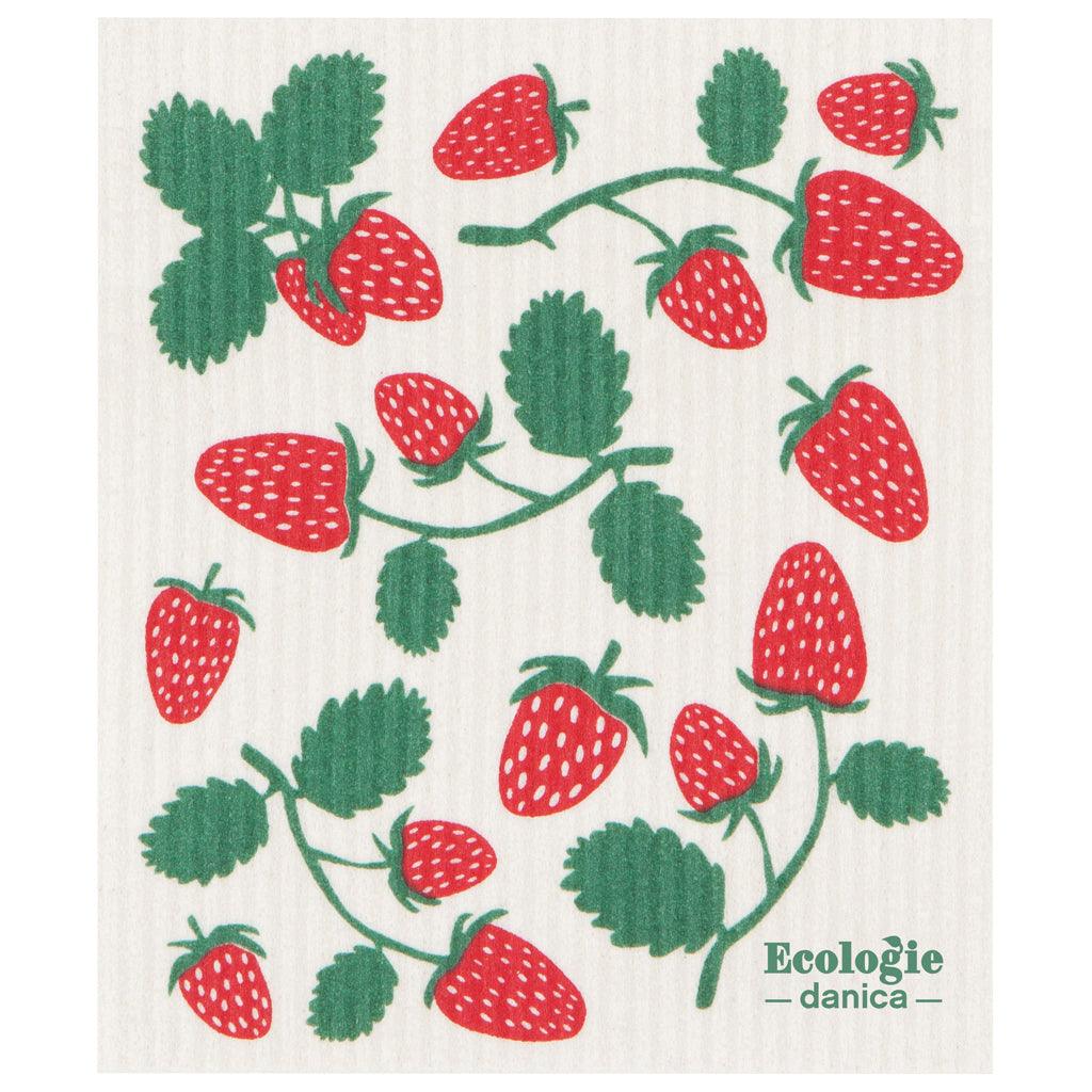Dishcloth Swedish Strawberries
