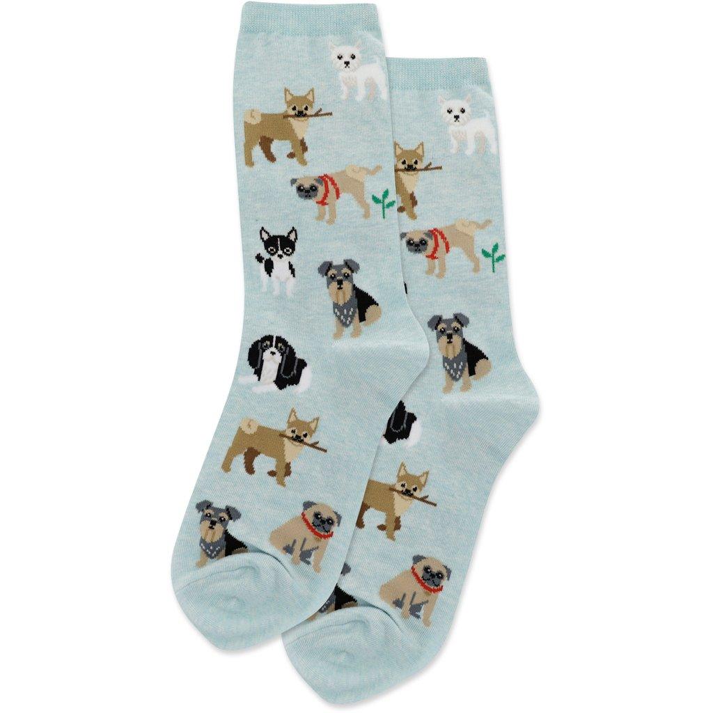 Ladies Socks Dogs Of The World Mint
