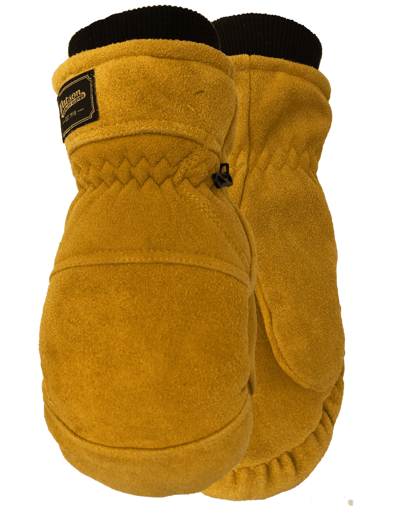 Winter Mitt Split Deerskin Sherpa Lined