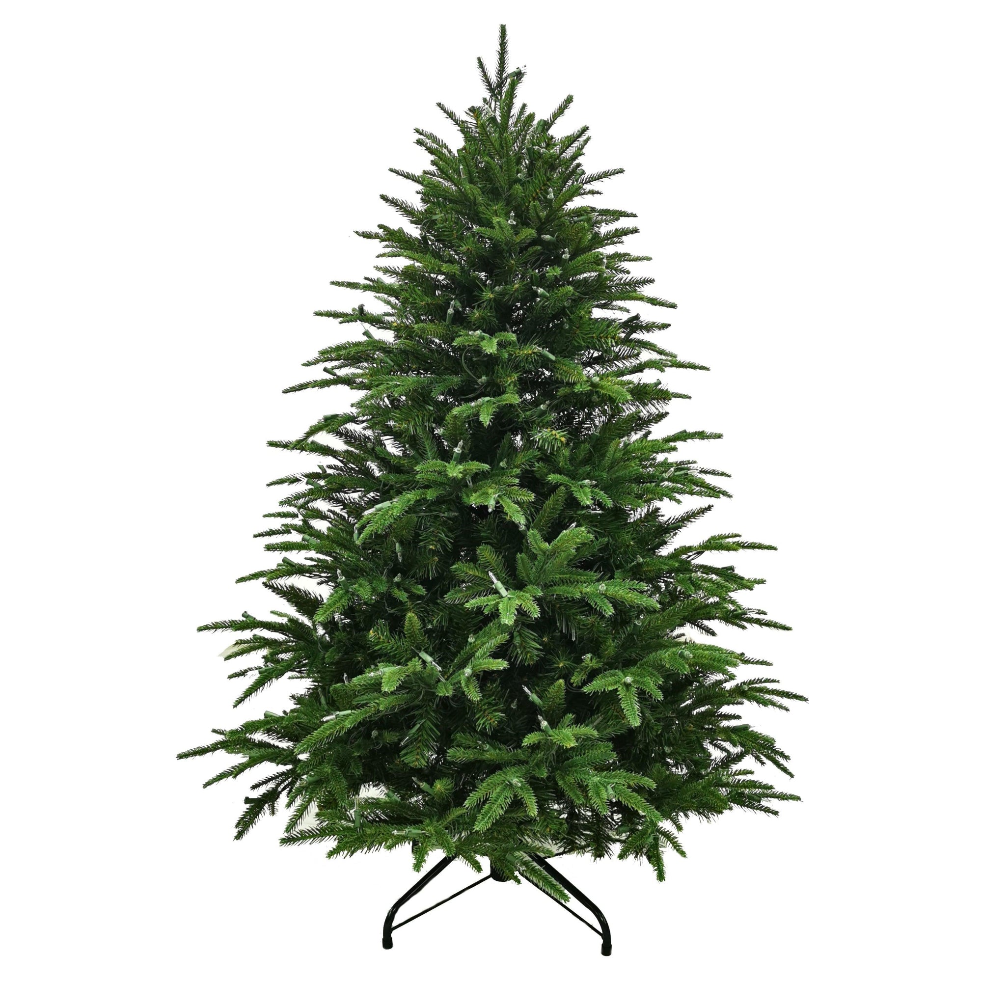 Embrace the holiday spirit with the 4.5' Greenland Everlasting Pre-Lit Christmas Tree. This charming tree boasts a height of 4.5 feet, making it a perfect addition to your festive décor. With its pre-lit design, it's adorned with built-in lights that eliminate the hassle of stringing lights yourself. This delightful Christmas tree brings warmth and cheer to your home, creating a cozy ambiance for your celebrations. 