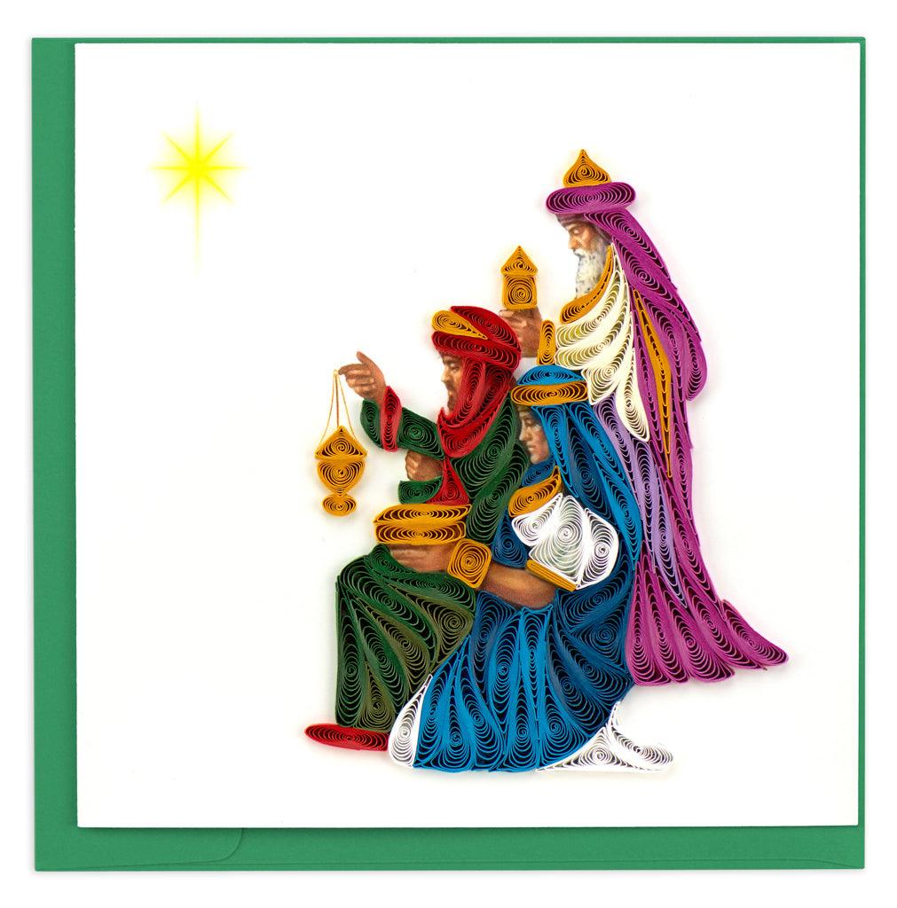 Quilling Card Holiday Three Wise Men