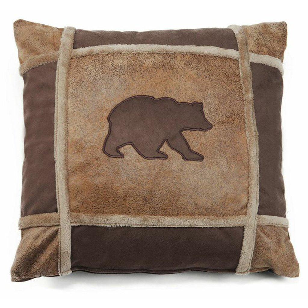 Bear Grid Pillow