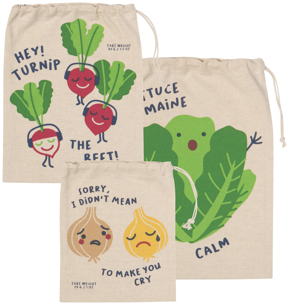 Funny Food Produce Bag Set